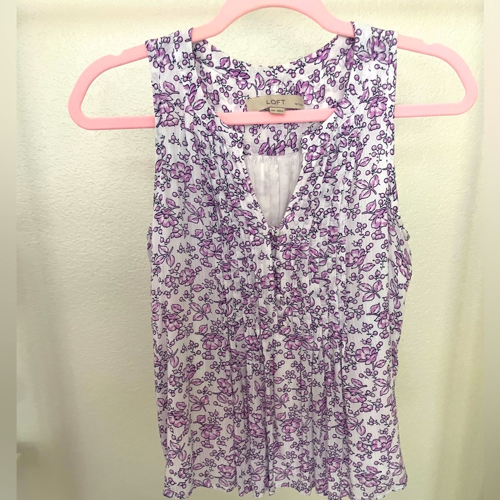 Loft Floral Tank